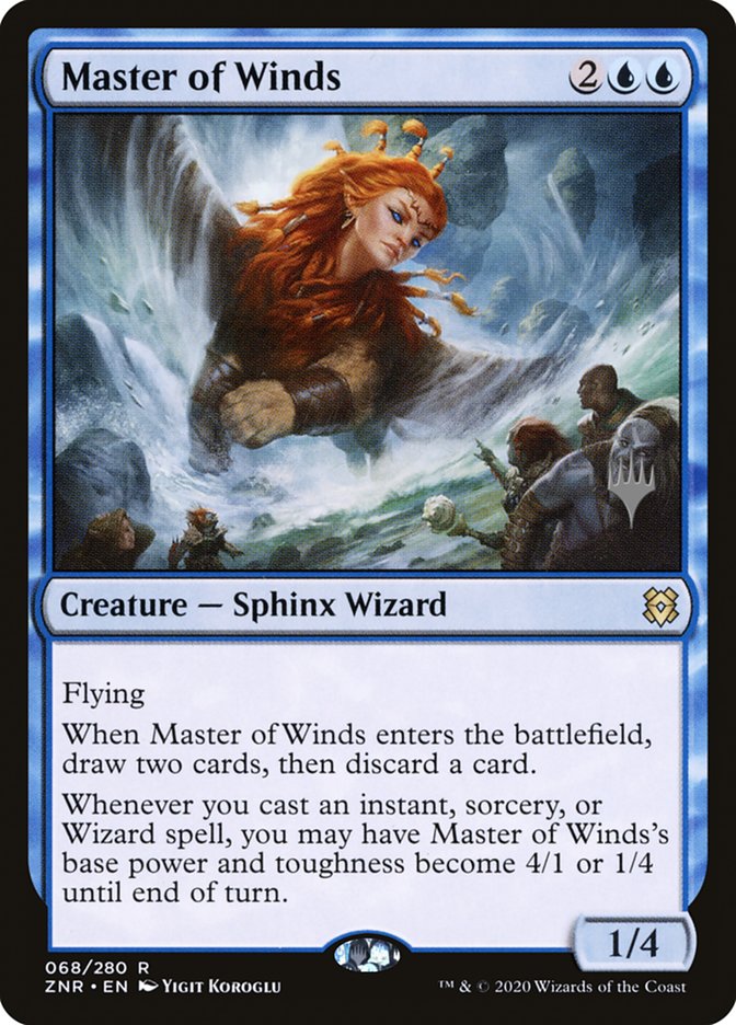 Maestro de los Vientos (Paquete promocional) [Promos de Zendikar Rising]