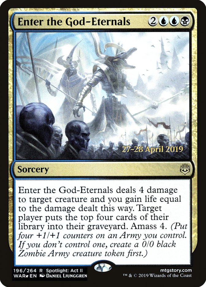 Entrez les Dieux-Éternels [Promos d'avant-première de La Guerre des Planeswalkers]