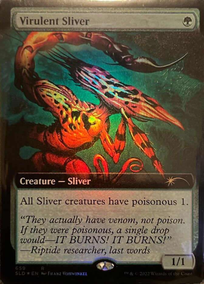 Virulent Slivoïde (Extended Art) [Promos Secret Lair Drop]