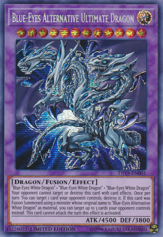 Dragon Ultime Alternatif aux Yeux Bleus [TN19-EN001] Secret Rare Prismatique