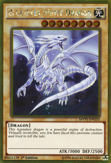 Dragon Blanc aux Yeux Bleus [MVP1-FRN55] Gold Rare