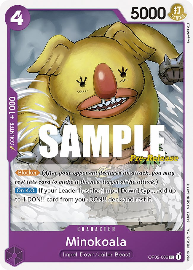 Minokoala [Cartas de Pre-Lanzamiento de Paramount War]