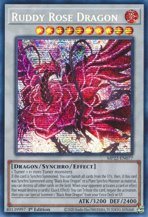 Dragon Rose Rouge-Braises [MP22-FR077] Prismatic Secret Rare