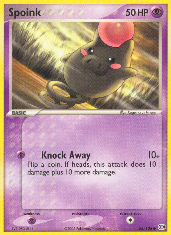 Spoink (65/106) [EX: Émeraude]