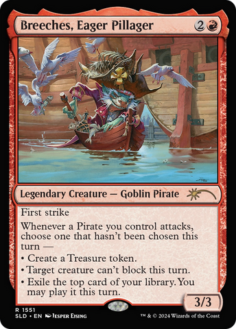 Breeches, le pillard zélé (Rainbow Foil) [Secret Lair Drop Series]