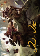 Carte d'art Gobelin en herbe (Signature dorée) [Série d'art Dominaria Uni]