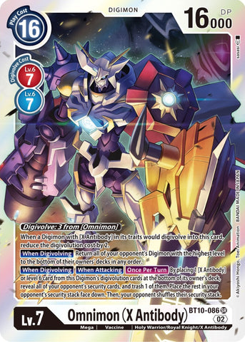 Omnimon (anticuerpo X) [BT10-086] [Encuentro Xros]