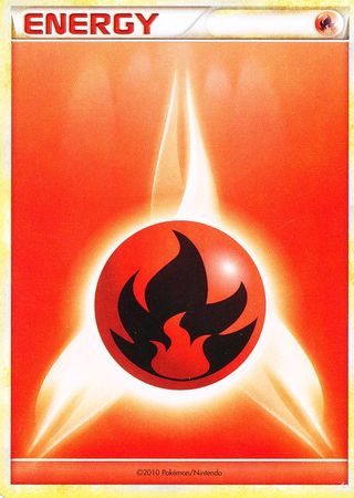 Énergie Feu (2010 Style HGSS non numéroté) [Cartes de Ligue et de Championnat]