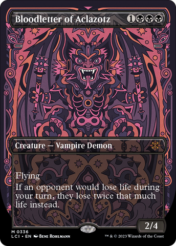 Bloodletter of Aclazotz (sin borde) [Las Cavernas Perdidas de Ixalan]