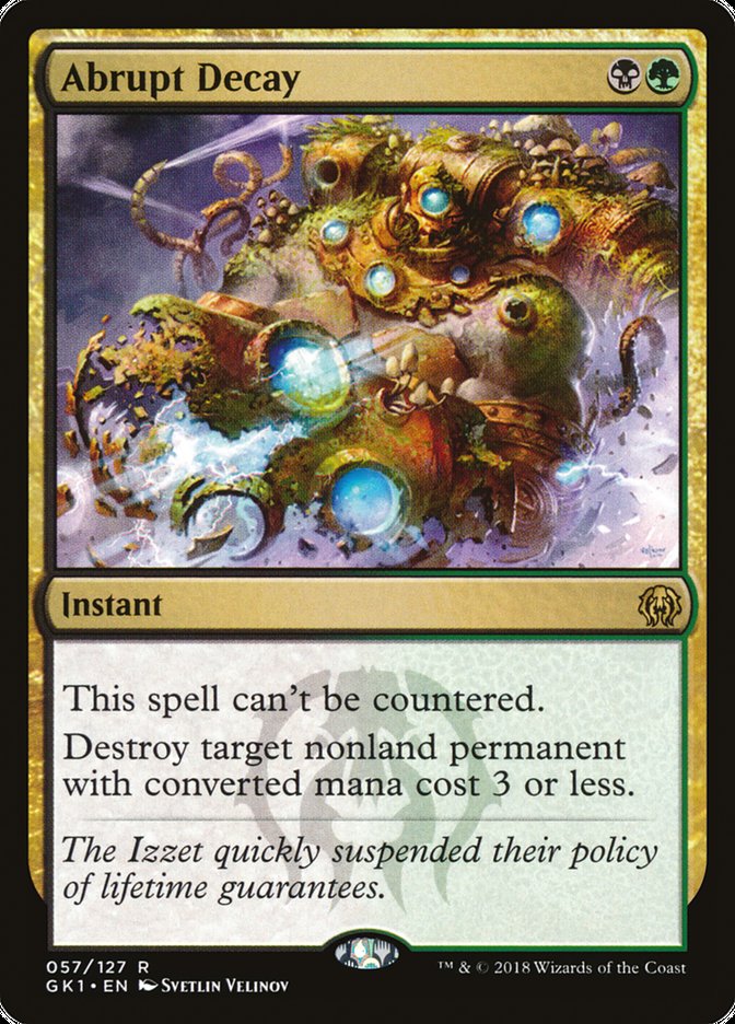 Décomposition abrupte [Kit de guilde Guildes de Ravnica]