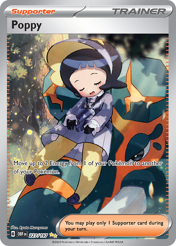Poppy (227/197) [Escarlata y Púrpura: Llamas Obsidianas]