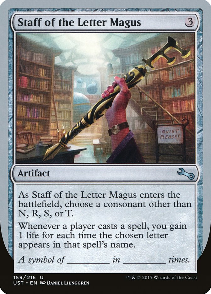 Bâton du Mage des Lettres [Instable]