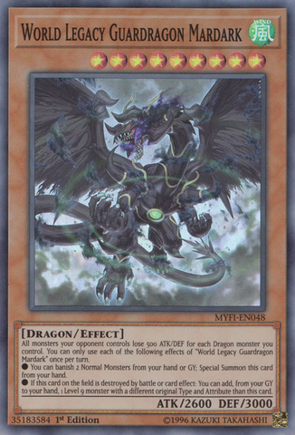 Guardragon Mardark, Héritage du Monde [MYFI-FR048] Super Rare