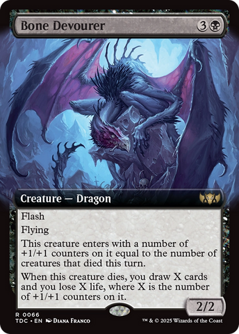 Dévoreur d'os (Illustration étendue) [Tarkir : Commander Orage draconique]