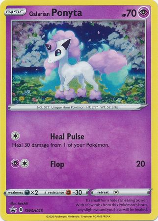 Ponyta de Galar (EB013) [Épée et Bouclier : Cartes promo]