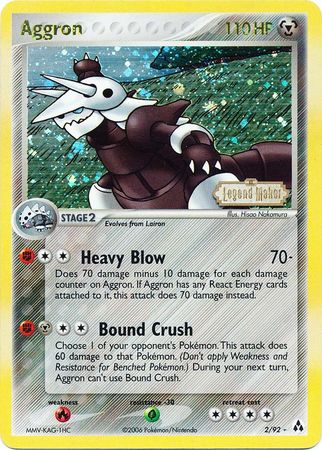 Aggron (2/92) (Sellado) [EX: Creadores de Leyendas]