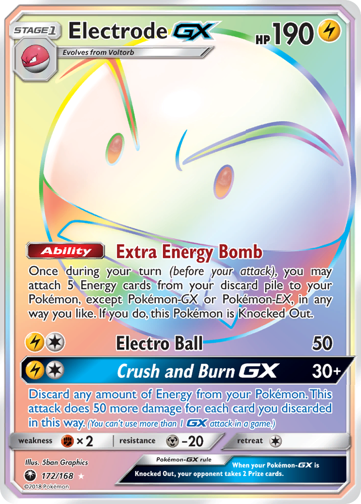 Électrode GX (172/168) [Soleil et Lune : Tempête Céleste]