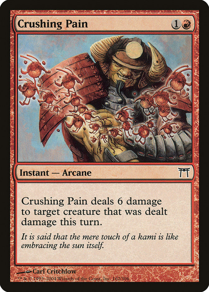 Douleur écrasante [Champions of Kamigawa]