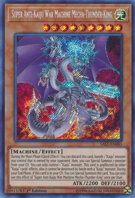 Machine de Guerre Anti-Kaiju Suprême Méca-Roi-Tonnerre [SAST-FR081] Secrète Rare