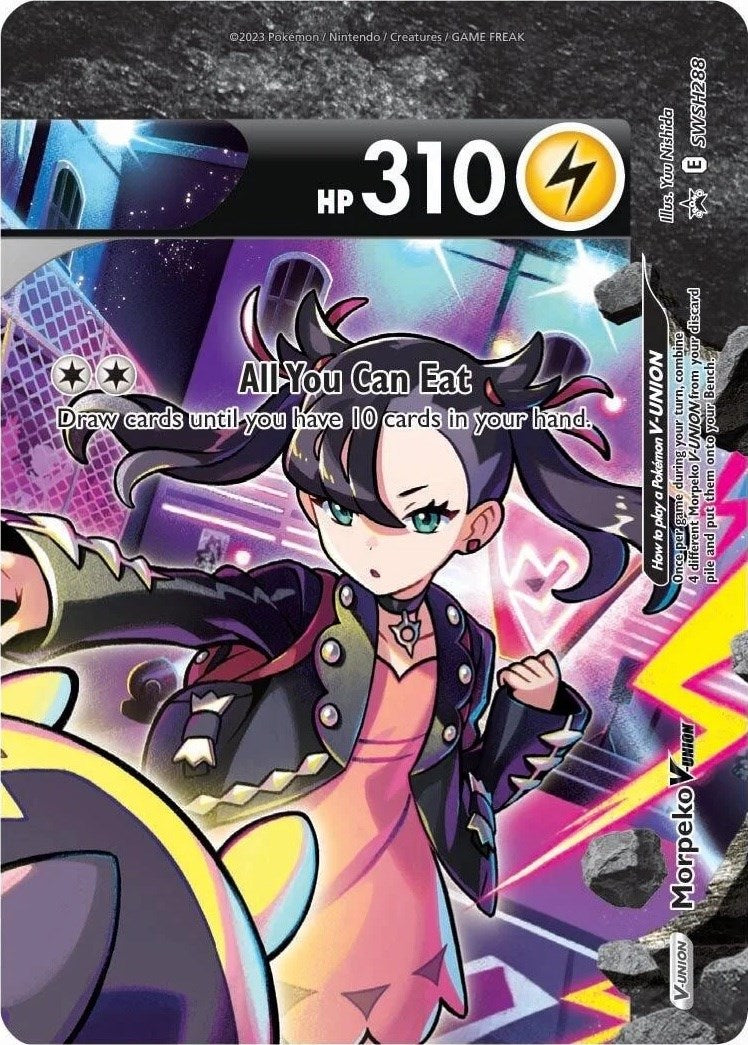 Morpeko V-Unión (SWSH288) [Espada y Escudo: Promos Black Star]