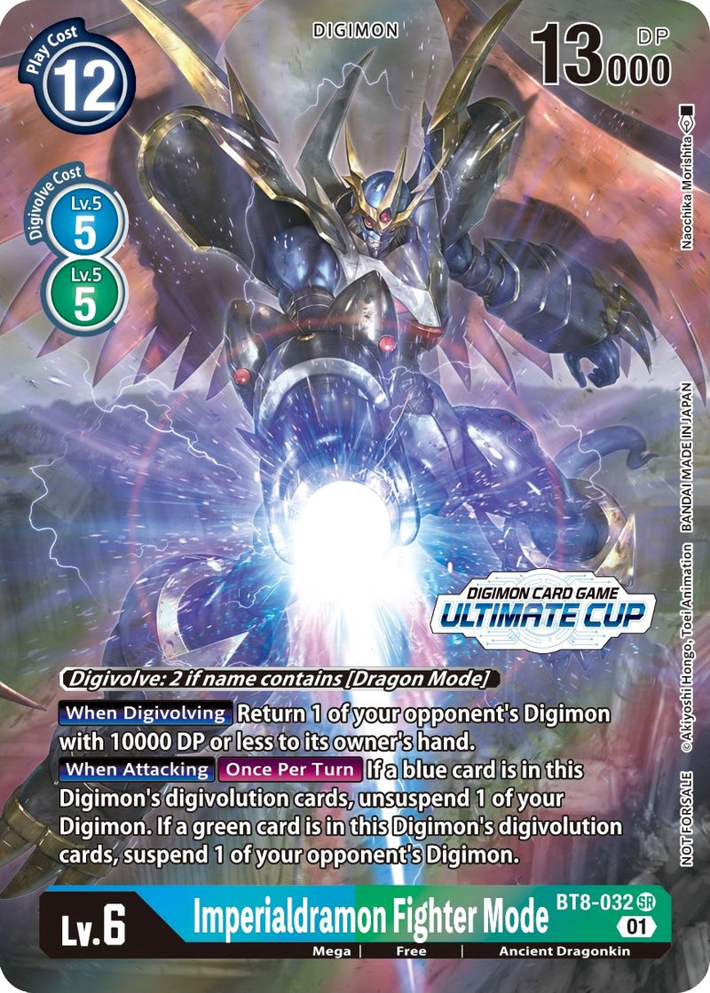 Imperialdramon Fighter Mode [BT8-032] (Copa Ultimate de abril de 2022) [Nuevas promos de New Awakening]