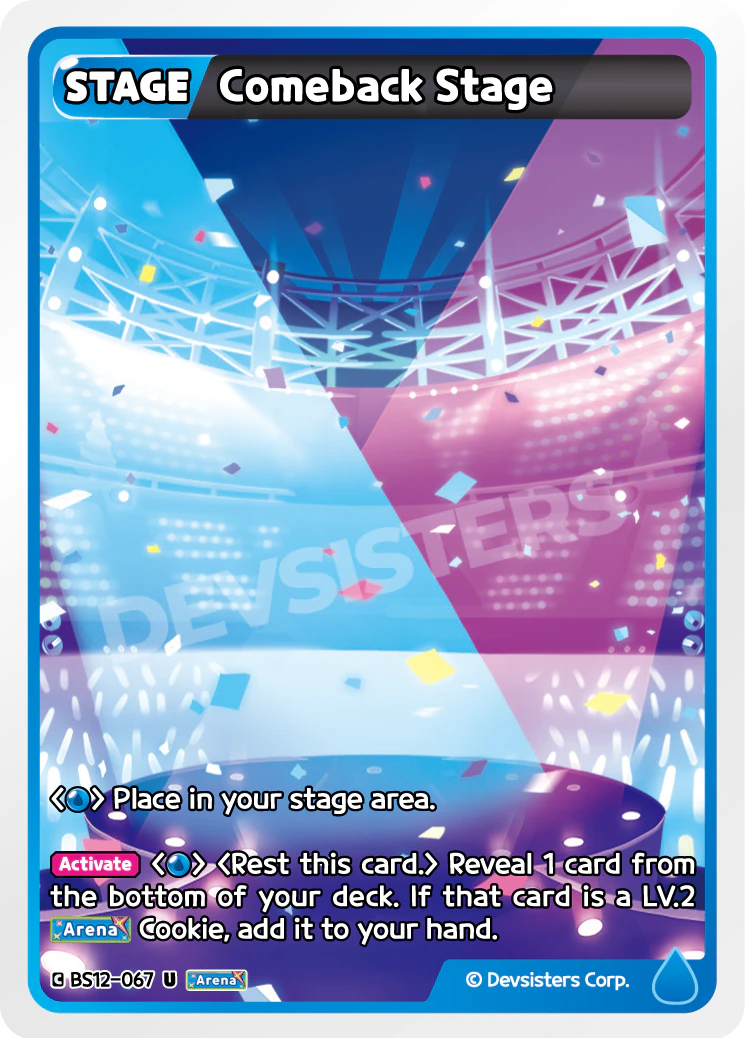 Image for Comeback Stage (BS12-067) (BS12) - CookieRun: Braverse TCG