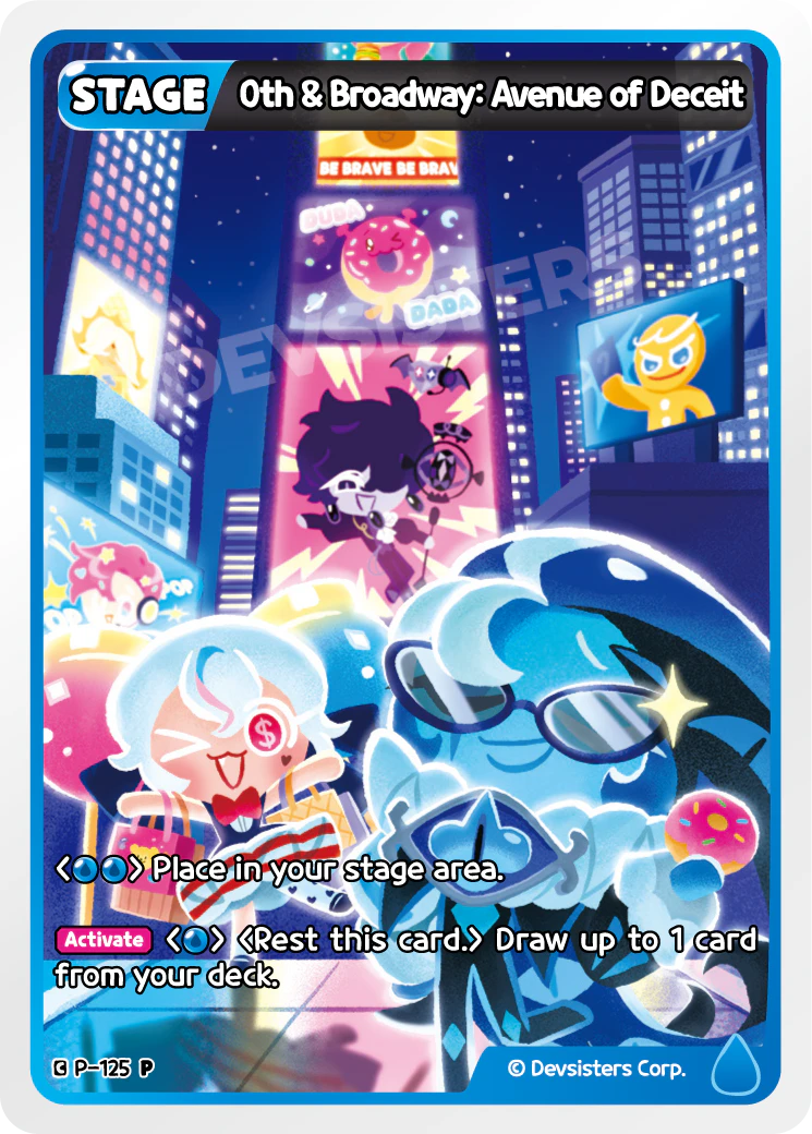 Image for 0th & Broadway: Avenue of Deceit (P-125) (P) - CookieRun: Braverse TCG
