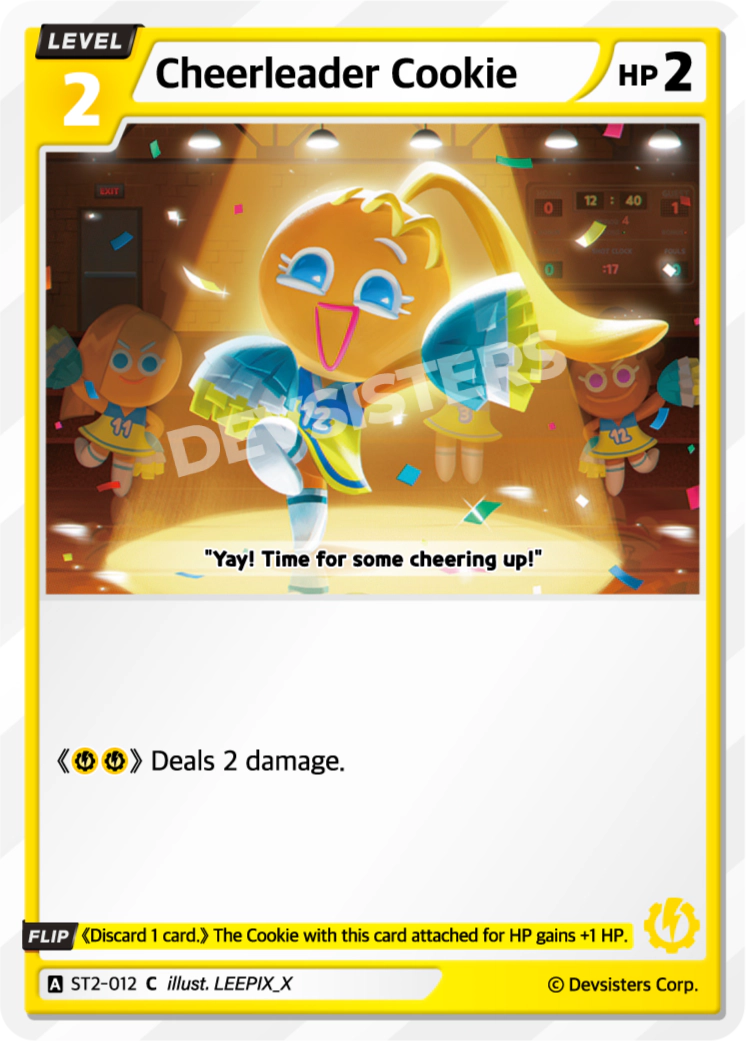 Image for Cheerleader Cookie (ST2-012) (ST2) - CookieRun: Braverse TCG