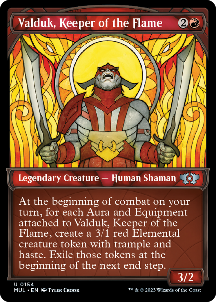 Valduk, Guardián de la Llama (Halo Foil) [Leyendas del Multiverso]