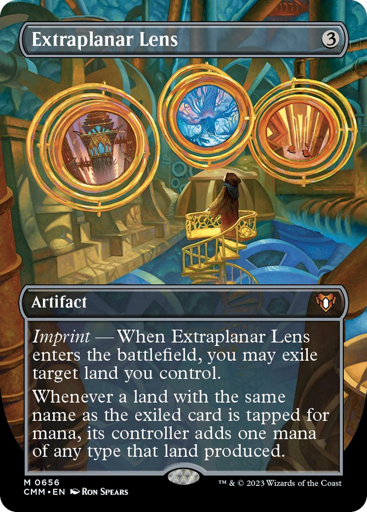 Lentille extraplanaire (Illustration alternative sans bordure) [Commander Masters]