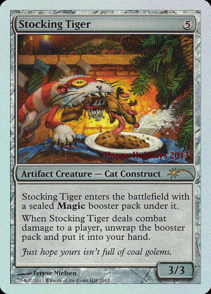 Tigre bas [Joyeuses Fêtes]
