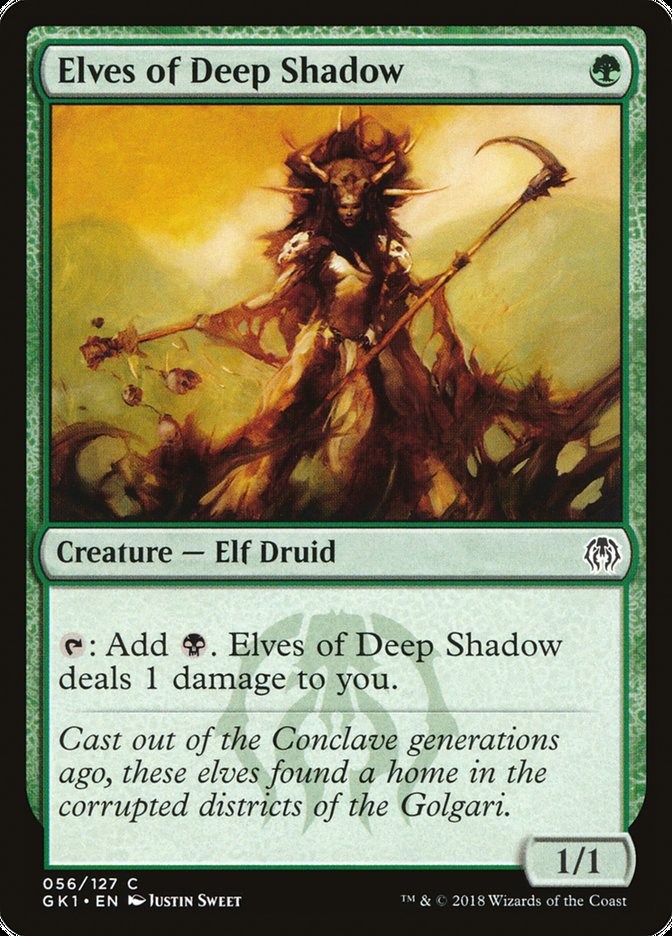Elfes des Profondeurs de l'Ombre [Kit de guilde de Ravnica : Allégeance des planeswalkers]
