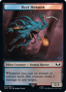 Engendrer // Horreur Bleue Jeton Double-Face [Jetons Warhammer 40,000]