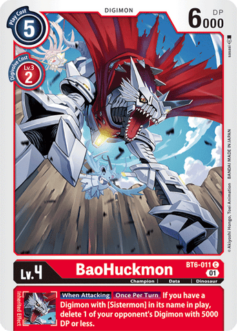 BaoHuckmon [BT6-011] [Doble Diamante]