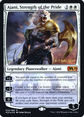 Ajani, fuerza de la manada [Promos de prelanzamiento de Core Set 2020]