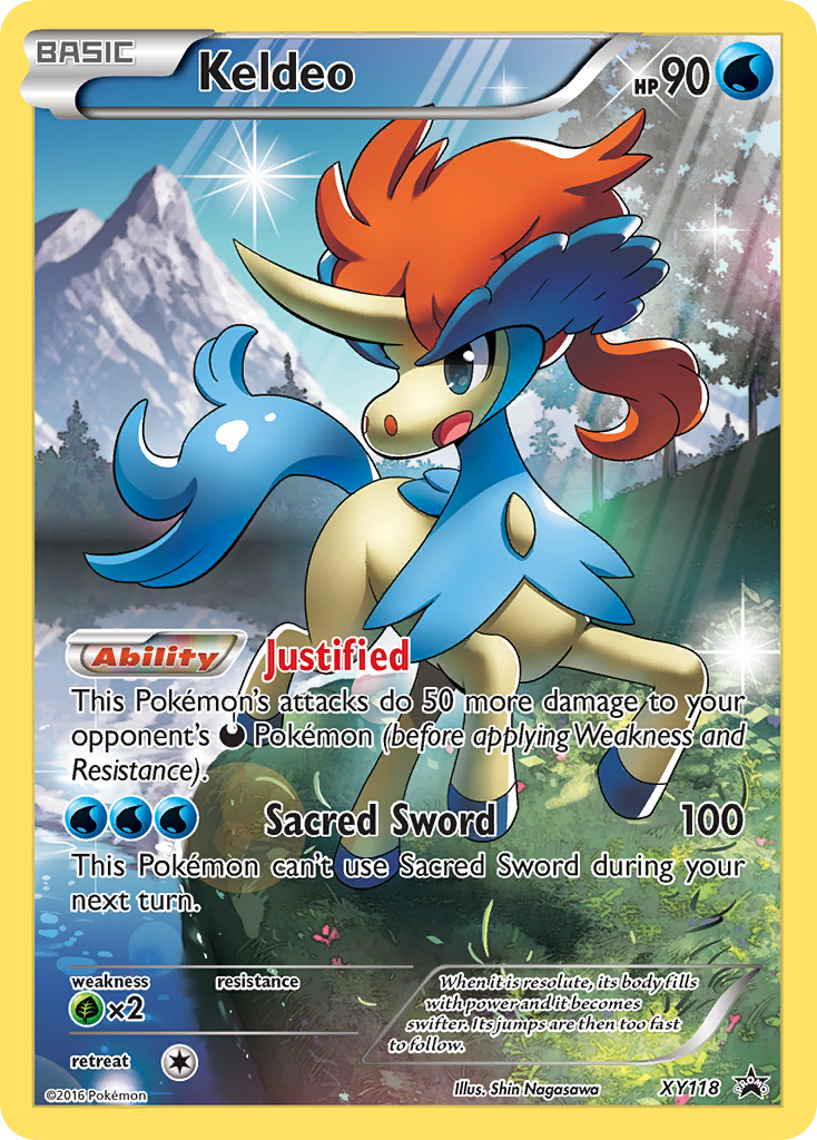Keldeo (XY118) [XY: Promo Cartes Black Star]