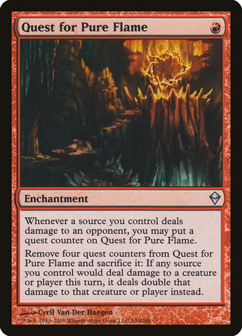 Búsqueda de la Llama Pura [Zendikar]