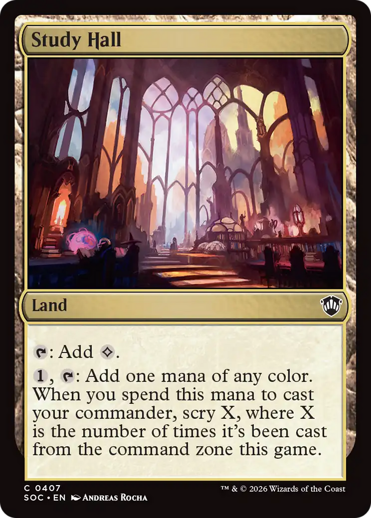 Salle d'étude [Commander : Les secrets de Strixhaven]