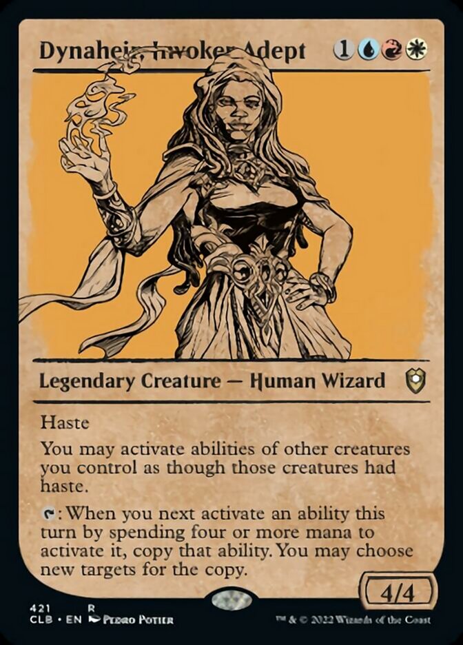 Dynaheir, adepte invocatrice (carte alternative) [Commander Légendes : la bataille de la Porte de Baldur]