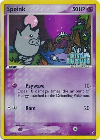 Spoink (62/100) (Sellado) [EX: Guardianes de Cristal]