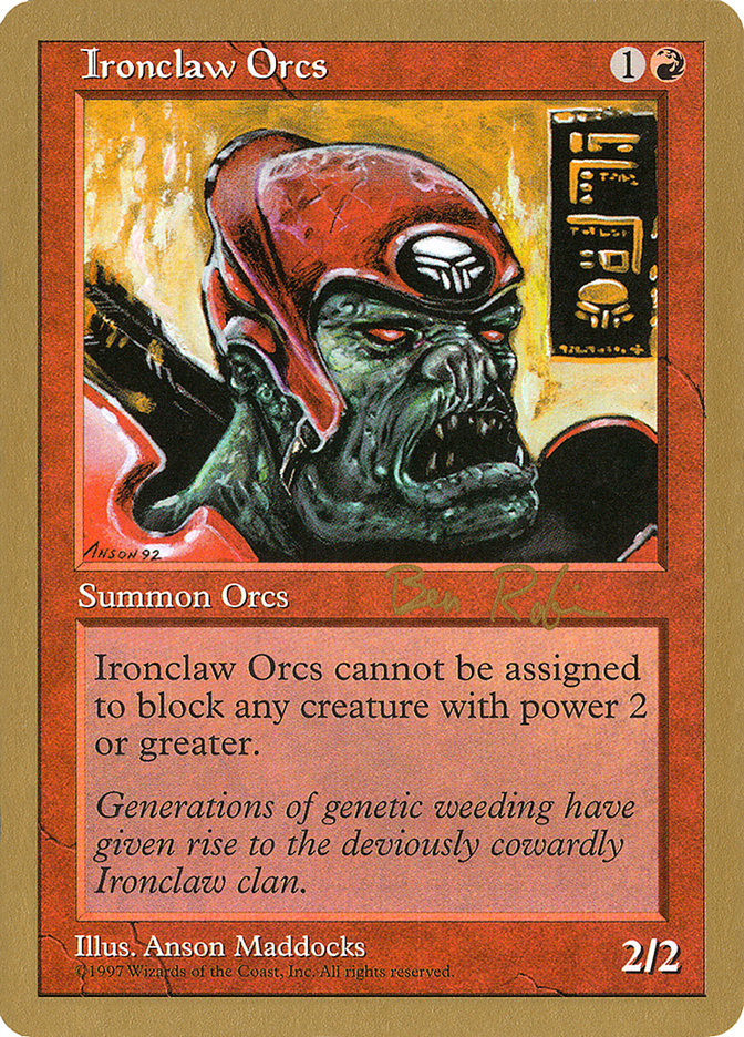 Orcs griffes-de-fer (Ben Rubin) [Decks des Championnats du Monde 1998]