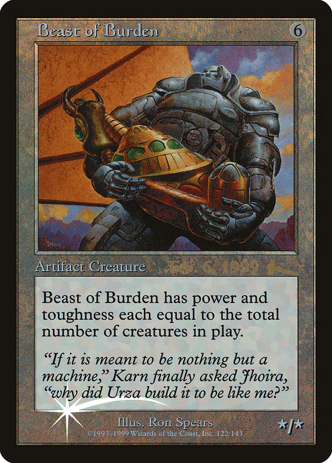 Bête de somme [Urza's Legacy Promos]