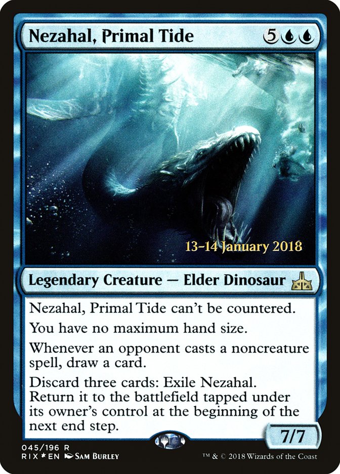 Nezahal, marée primordiale [Promos d'avant-première Les combattants d'Ixalan]