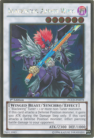 Blackwing Armed Wing [PGLD-EN078] Rara de Oro