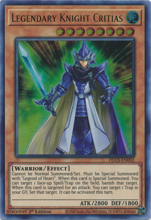 Chevalier légendaire Critias [DLCS-FR002] Ultra Rare