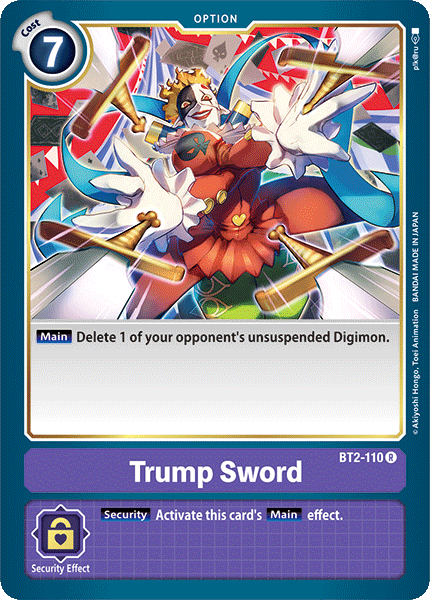 Trump Sword [BT2-110] [Sobres de Refuerzo Especial Ver.1.0]