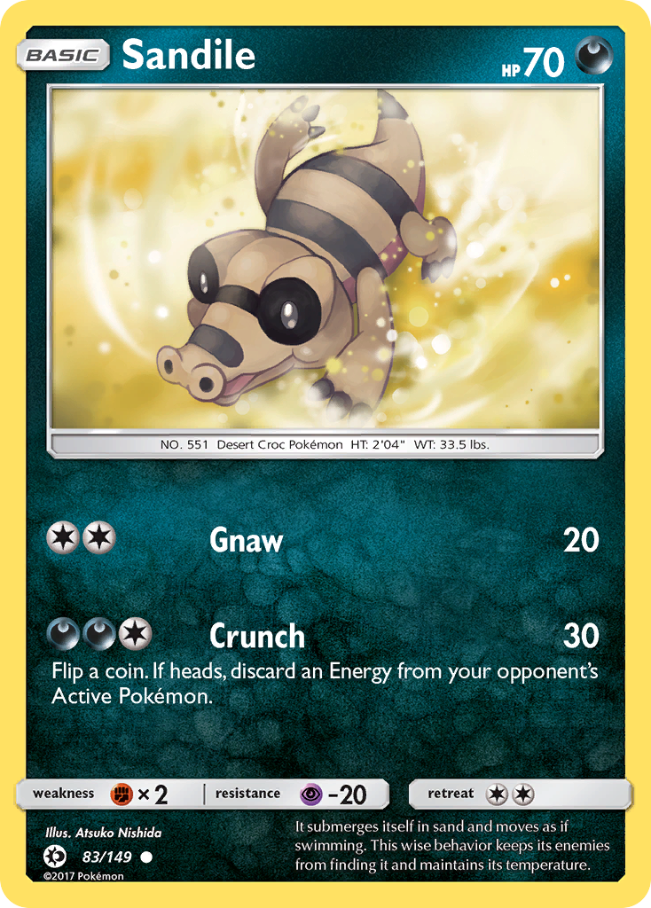 Sandile (83/149) [Soleil et Lune : Set de Base]