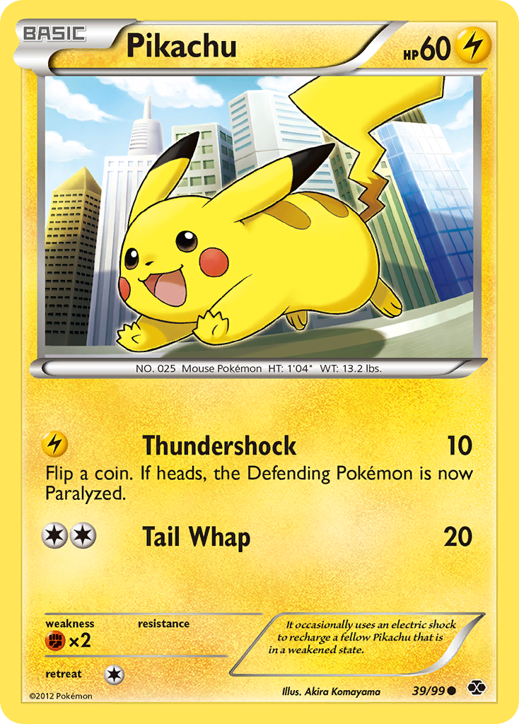 Pikachu (39/99) [Noir & Blanc: Destinées Futures]