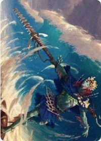 Carta de arte de Tazeem Roilmage [Zendikar Rising Art Series]