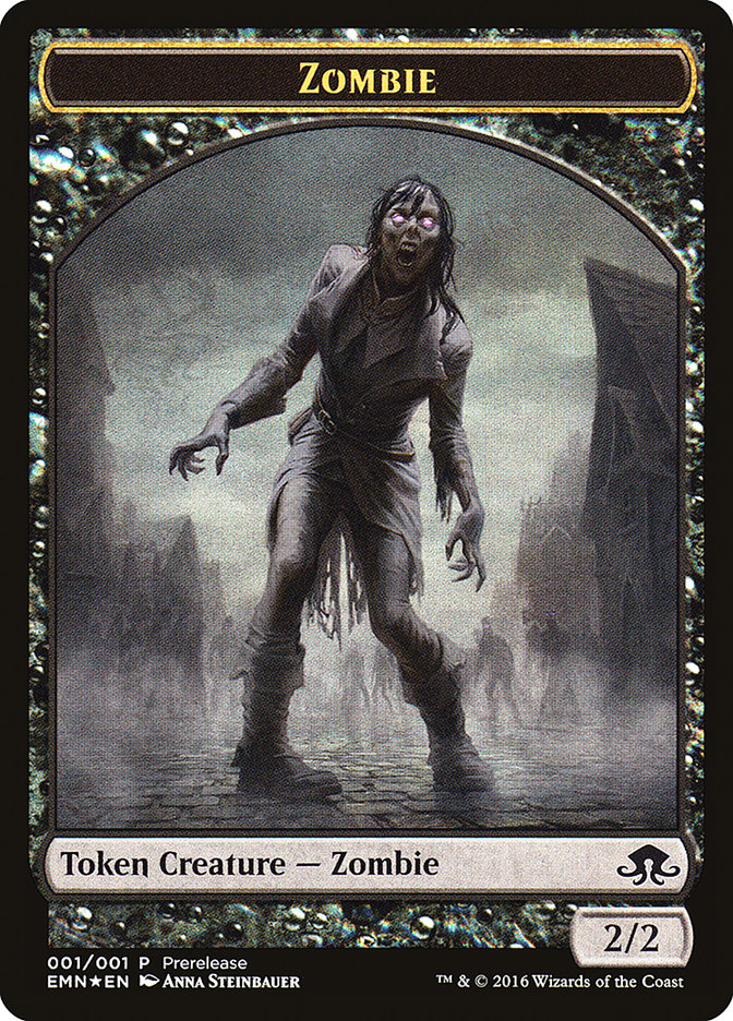 Zombie // Jeton double face Zombie [Promos d'avant-première de Lunes hermétiques]